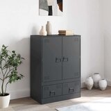 vidaXL Visoka komoda antracit 67 x 39 x 95 cm čelična | shoptok.hr