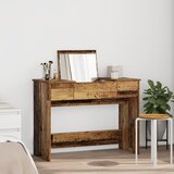 vidaXL Toaletna miza z ogledalom Star les 100x45x76 cm | Shoptok.si
