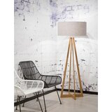Good&Mojo Stoječa Svetilka Everest, Svetlo Siva, Bambus | Shoptok.si