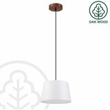  visilica na lanku AIDA 1xE27/60W/230V prečnik 25 cm hrast/orah/bela | Eponuda.com