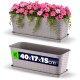 KADAX balkonski cvetlični lonec s stojalom za rože, ograja 40 cm, (5000346092) | Shoptok.si