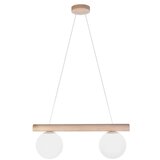  Visilica na sajli WOODSTOCK 2xE27/15W/230V drvo/krem | Eponuda.com