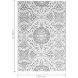 Vanjski tepih ARAKIL svijetlo siva 140x200 cm PP | shoptok.hr