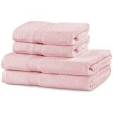 DecoKing Svetlo rožnati frotirni bombažni komplet brisač 4 ks Marina – | Shoptok.si