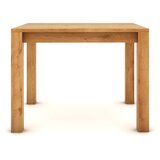  Hrastov stol 100 x 80 cm, prirodan, svilenkasto polumat | shoptok.hr