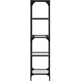 Stalak za pohranu s prozirnom površinom 40x30x123 cm čelični | Eponuda.com