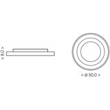 Brilagi LED prigu&amp;scaron;iva dečije plafonsko svetlo ASTRO LED/75W/230V prečnik 50 cm + daljinski upravljač Slike