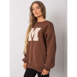 ex moda Sweatshirt-EM-BL-617-1.34X-brown | Shoptok.si