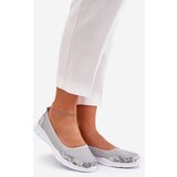 VINCEZA Leather perforated ballerinas | Shoptok.si