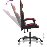  Igraća stolica crno-crvena od umjetne kože | shoptok.hr