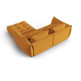 Micadoni Rumena kotna sedežna garnitura iz tkanine bouclé (s kotom po izbiri) Bloom – Home | Shoptok.si