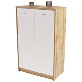 Mömax komoda 4-you new, bela, barva hrasta | Shoptok.si