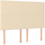  Uzglavlje krem boje 144x5x118/128 cm tkanina | shoptok.hr