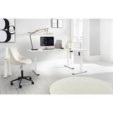 MID.YOU PISALNA MIZA kovina, leseni material bela | Shoptok.si