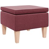  Stolac s drvenim nogama crvena boja vina od tkanine | shoptok.hr