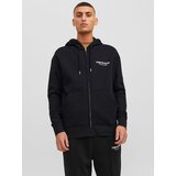 Jack & Jones Muški duks Jorvesterbro Sweat Zip Hood Noos, Crni | Eponuda.com