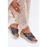 Inblu Wedge Sandals For Women With Decorative Buckle | Shoptok.si