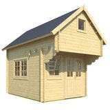 Male kuće Drvena vrtna kuća BUNKIE HUDSON 290 × 385 cm sa šindrom | shoptok.hr