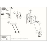  Zidna lampa RING 1 siva | shoptok.hr