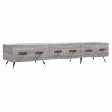 Maison Chic TV omarica - TV enota - Televizijska omarica siva sonoma 150x36x30 cm inženirski les, (21702192) | Shoptok.si