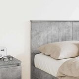  Vzglavje z vzglavjem Betonsko siva 135 cm Konstruiran les, (5000110249) | Shoptok.si