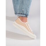 Shelvt Women's beige platform sneakers Cijene