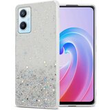 Cadorabo Oppo A36/A76/A96 4G/K10 4G/Realme 9i in prozorna z bleščicami - Zaščitni ovitek iz prožnega silikona TPU s svetlečimi bleščicami, (20860178) | Shoptok.si