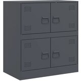 Maison Chic Komoda - Predalnik antracitna 67x39x73 cm jeklo, (21715565) Cene