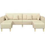  Kavč z blazino 3 pcs krema blago, (5000138022) | Shoptok.si