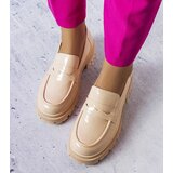 Gemre Beige patent leather shoes Phaneuf | ePonuda.com