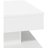  Klub stolić rotirajući za 360 stupnjeva bijeli 50x50x34,5 cm | shoptok.hr