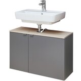 Pelipal Siva/v naravni barvi stenska omarica brez umivalnika v borovem dekorju 53x80 cm Quickset 394 – | Shoptok.si