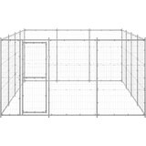  Zunanji pasji boks pocinkano jeklo 14,52 m², (20799291) | Shoptok.si