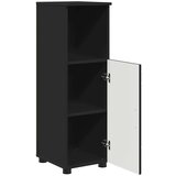 vidaXL Kupaonski ormar Crna 30 x 35 x 95 cm Konstruirano drvo | shoptok.hr