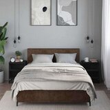 vidaXL Noćni ormarići 2 kom crni 40x31x50 cm Konstruirano drvo i metal | shoptok.hr