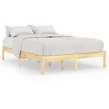  Okvir za krevet od masivnog drva 135 x 190 cm bračni | shoptok.hr