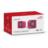 Zvučnici 2.0 SPEEDLINK TWOXO Stereo, pink, SL-810004-PK