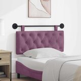  Držeće uzglavlje Zidne Ljubičasta 110 x 55 x 7 cm Baršun - Ljubičasta 100 cm bez LED | shoptok.hr