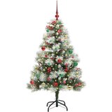  Umjetno božićno drvce S LED lampica Zelena i bijela 150 cm | shoptok.hr