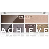 Revolution Relove colour Play Shadow Palette paleta sjenila za oči 5,2 g nijansa Achieve