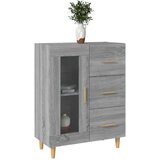  Komoda siva sonoma 69,5x34x90 cm inženirski les, (20654646) | Shoptok.si