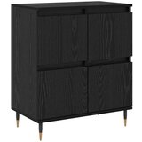  Komode 3 pcs Crni hrast 180 x 35 x 70 cm Konstruirano drvo | shoptok.hr