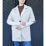 Gemre Beige Coat with Sweater Sleeves Sameha | Shoptok.si