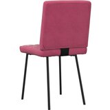  Jedilni stoli 4 kosi vinsko rdeč žamet, (21832292) | Shoptok.si