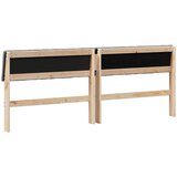  Tapecirani uzglavlje Tamno siva 200 cm Čvrsto borovo drvo | shoptok.hr