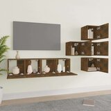  6-dijelni set TV ormarića boja dimljenog hrasta drveni | shoptok.hr