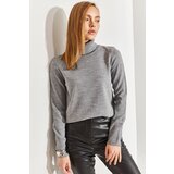 Bianco Lucci Women's Turtleneck Knitwear Sweater cene