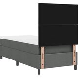  Krevet s opruga kutije Tamno siva 90 x 200 cm tkanina | shoptok.hr