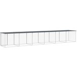  Kavez za kokoši s krovom antracit 603x98x90 cm pocinčani čelik | shoptok.hr