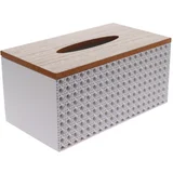 Kutija za maramice MDF 24x13x11,5cm 25AB1288 bijela